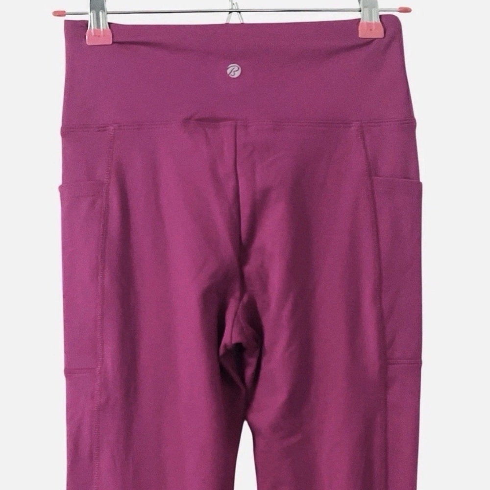 Bally Total Leggings High Rise Pocket Jogging Yoga Fitness Fuchsia Size S - Picture 9 of 11